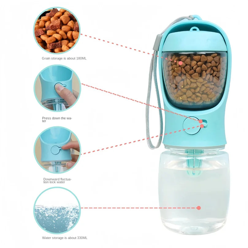 Dog/Cat Portable Food/Water Bottle